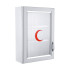 Pvc Ecza Dolabı Tek Kapılı (KİLİTLİ)